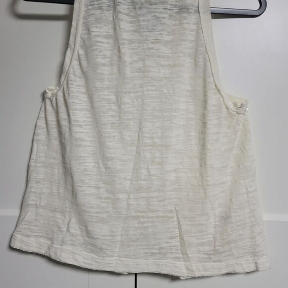 Free people we the free brisbane tank in white, xs - Picture 3 of 13